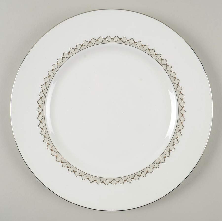 Quatrefoil Accent Luncheon Plate by Lenox-1