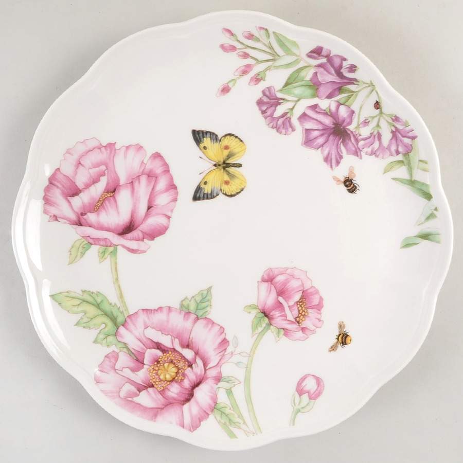 Butterfly Meadow Bloom Dinner Plate by Lenox-1