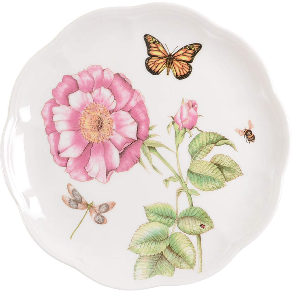 Butterfly Meadow Bloom Accent Luncheon Plate by Lenox-1