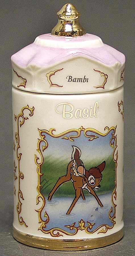 Walt Disney Spice Jar Collection Spice Jar Set Individual Jar & Lid by Lenox-1