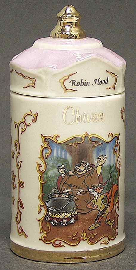 Walt Disney Spice Jar Collection Spice Jar Set Individual Jar & Lid by Lenox-1