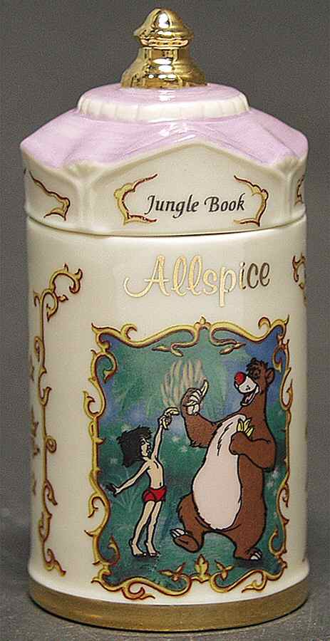 Walt Disney Spice Jar Collection Spice Jar Set Individual Jar & Lid by Lenox-1