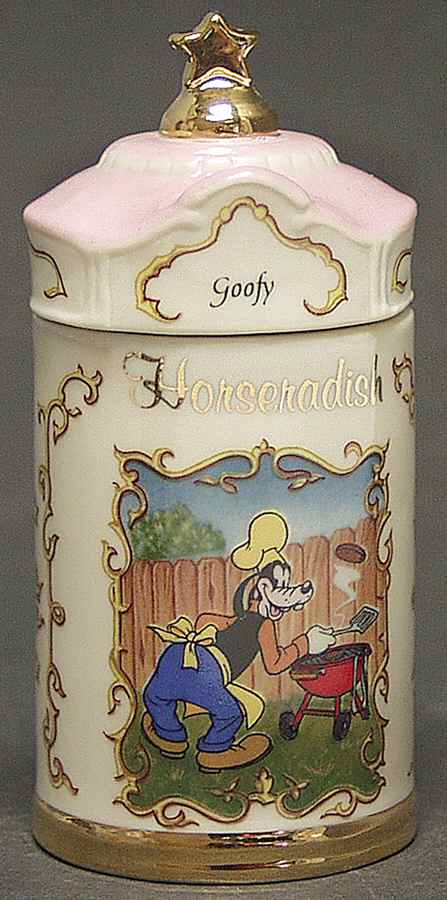 Walt Disney Spice Jar Collection Spice Jar Set Individual Jar & Lid by Lenox-1