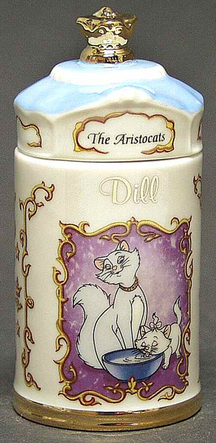 Walt Disney Spice Jar Collection Spice Jar Set Individual Jar & Lid by Lenox-1