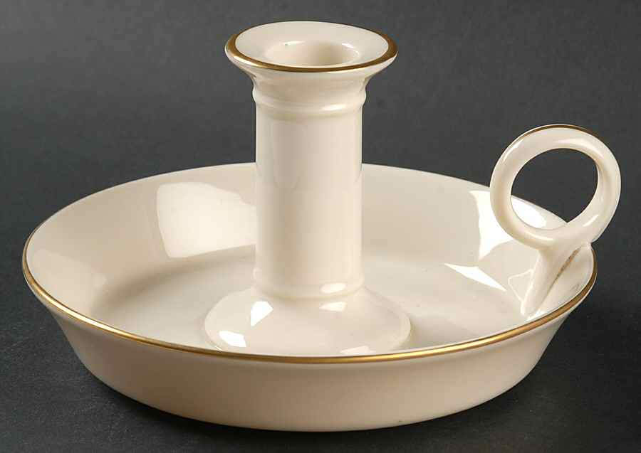 Federal (Gold Trim) Chamberstick by Lenox-1