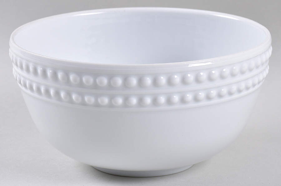 Perlee White Coupe Cereal Bowl by L'Objet-1
