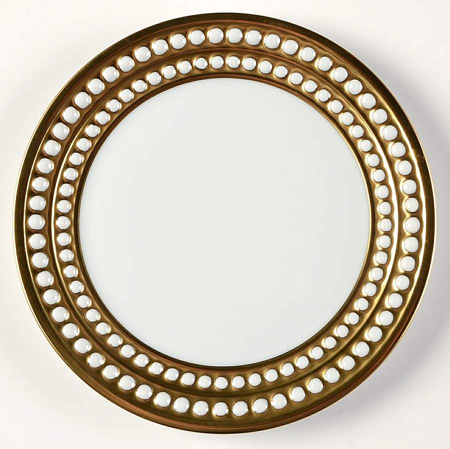 Perlee Gold Bread & Butter Plate by L'Objet-1