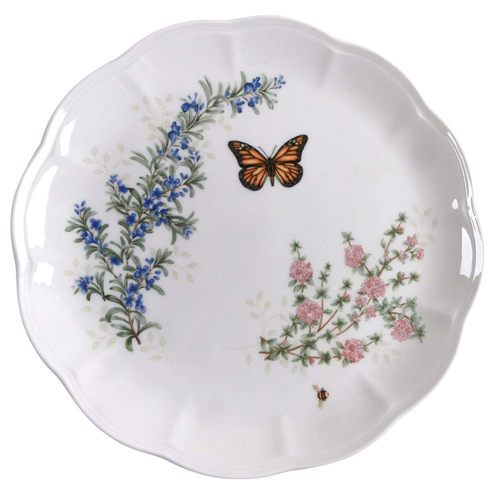 Butterfly Meadow Herbs Dinner Plate by Lenox-1