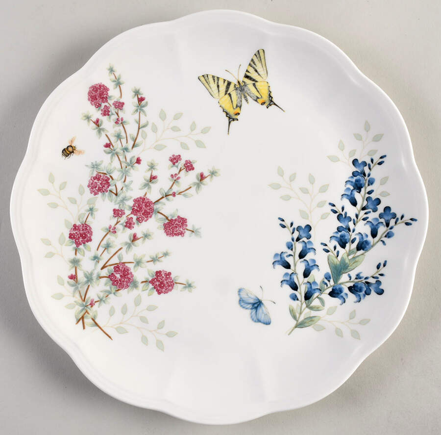 Butterfly Meadow Herbs Dinner Plate by Lenox-1