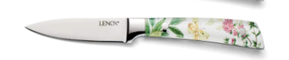 Butterfly Meadow Herbs Utility Knife with Stainless Blade by Lenox-1
