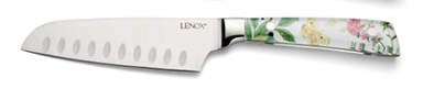 Butterfly Meadow Herbs Santoku Knife-Stainless Blade by Lenox-1