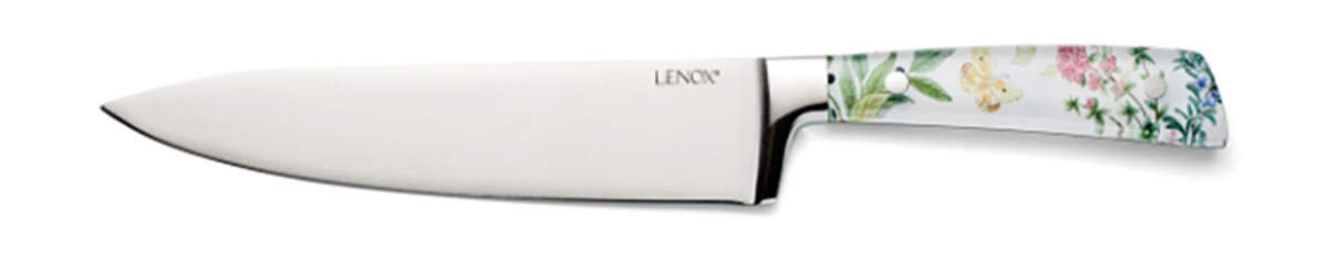 Butterfly Meadow Herbs Chef's Knife with Stainless Blade by Lenox-1