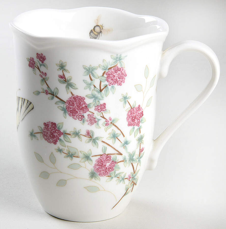 Butterfly Meadow Herbs Mug by Lenox-1