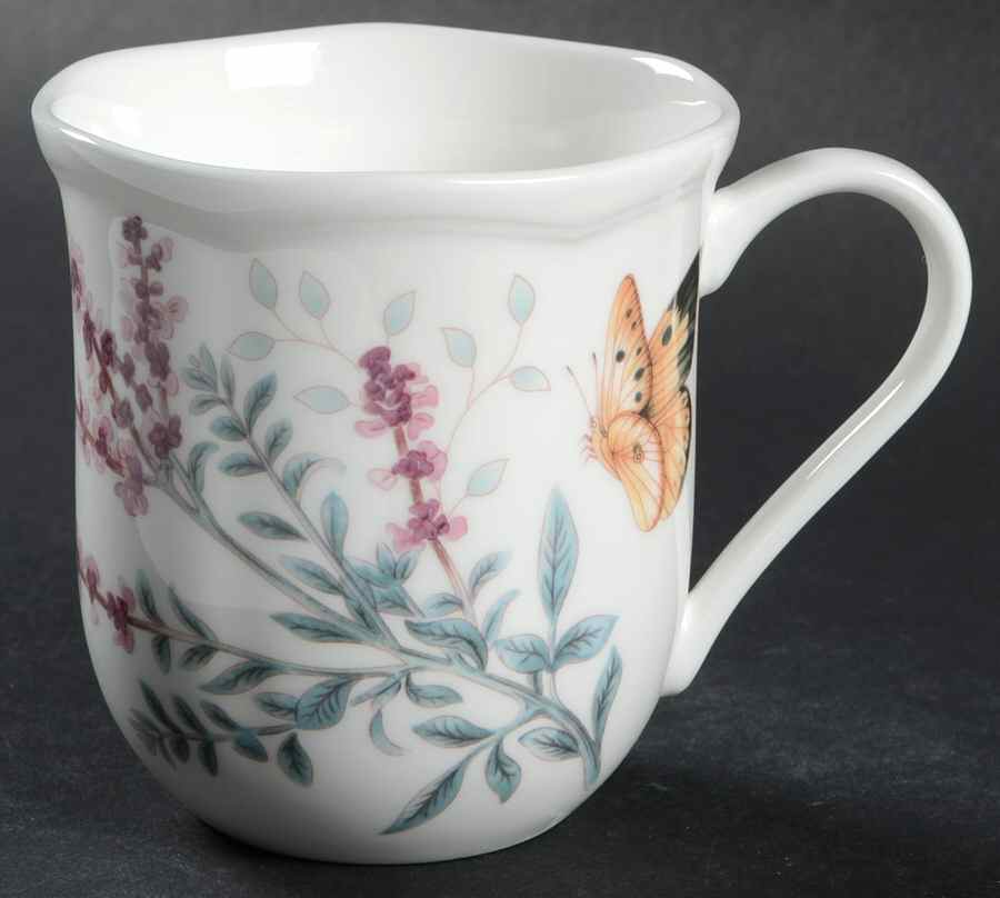 Butterfly Meadow Herbs Mug by Lenox-1