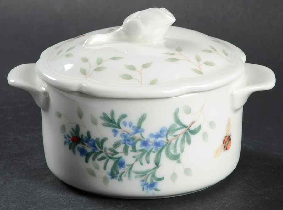 Butterfly Meadow Herbs Individual Casserole & Lid by Lenox-1