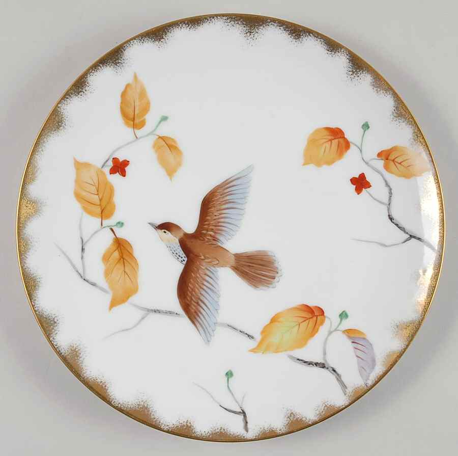 Thrush Luncheon Plate by Lefton-1