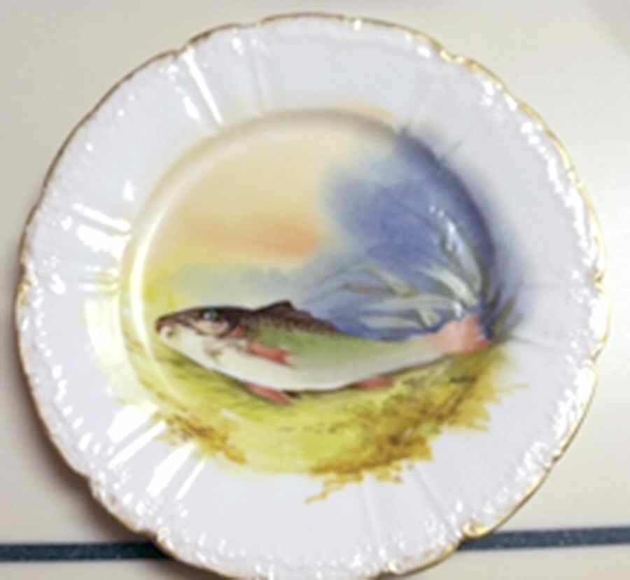 LIM347 Dinner Plate by Limoges-French-1
