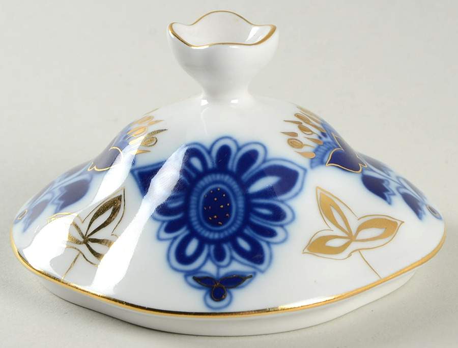 Lily of the Valley Lid for Footed Cup & Saucer Set by Lomonosov-1