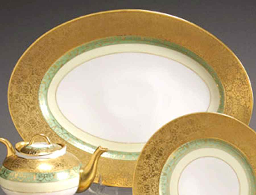 LIM560 13" Oval Serving Platter by Limoges-French-1