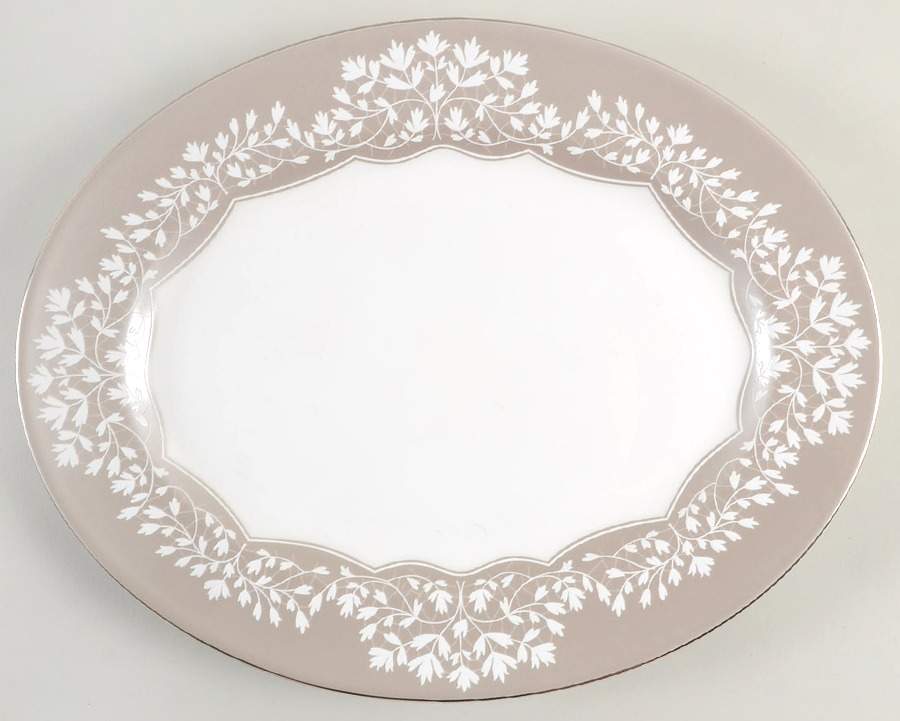 Nature's Vows 13" Oval Serving Platter by Lenox-1