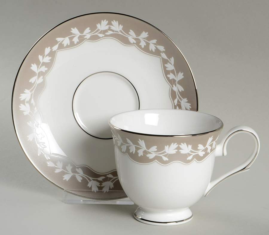 Nature's Vows Footed Cup & Saucer Set by Lenox-1