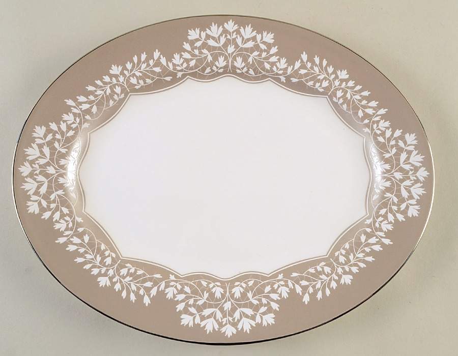Nature's Vows 13" Oval Serving Platter by Lenox-1