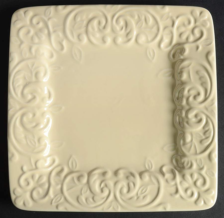 Bailey Creme Square Salad Plate by Laurie Gates-1