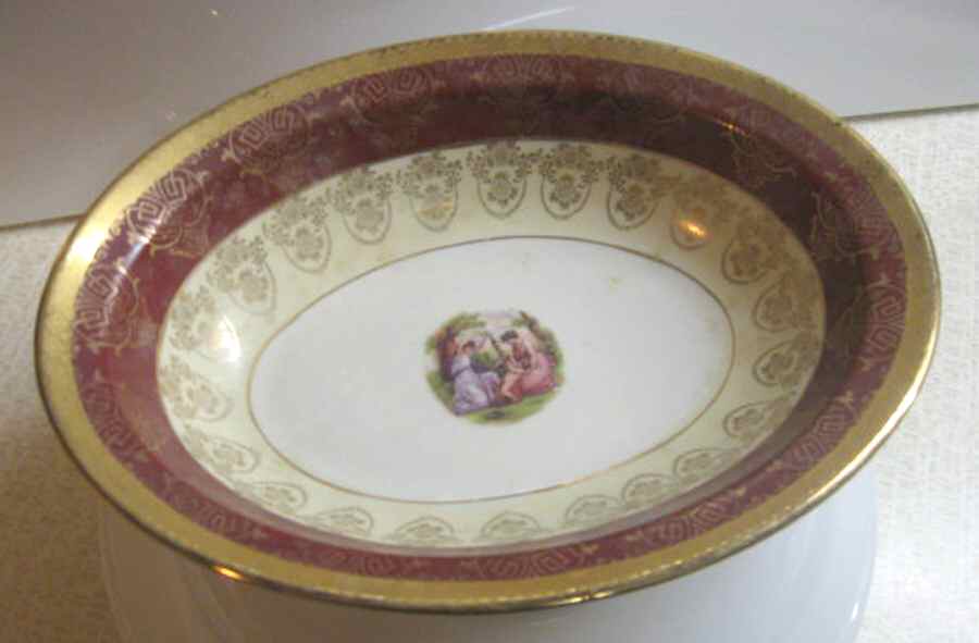 LP36 9" Oval Vegetable Bowl by La Petite China-1