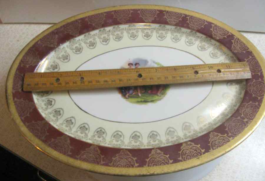 LP36 12" Oval Serving Platter by La Petite China-1