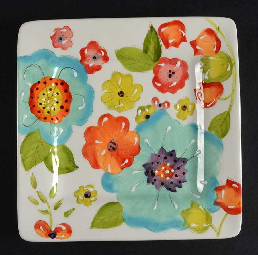 Kelley Square Salad Plate by Laurie Gates-1
