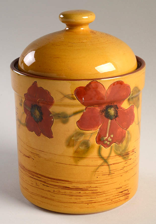 Fleur de Paradis Large Canister & Lid by Livingquarters-1