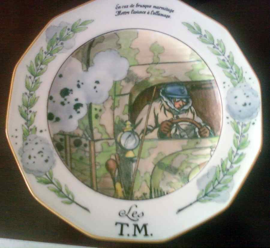 La Grande Guerre Dessins de Job Dinner Plate by Lanternier-1