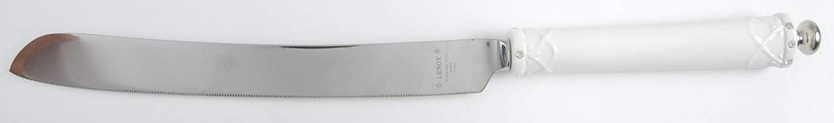 Bliss Cake Knife/Server with Stainless Blade by Lenox-1