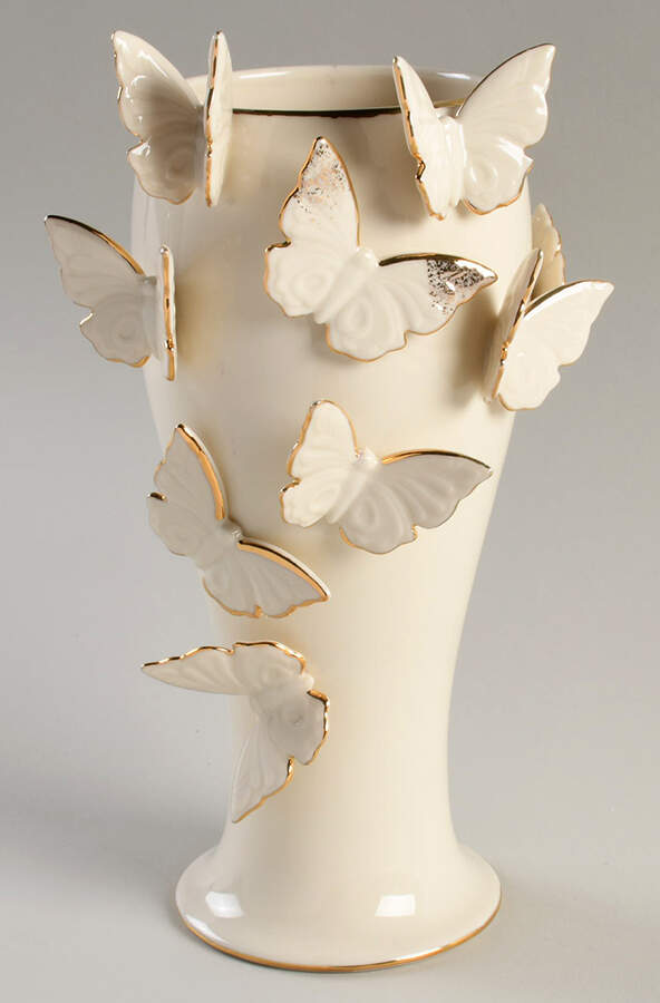 Flutter (Giftware) 9" Vase by Lenox-1