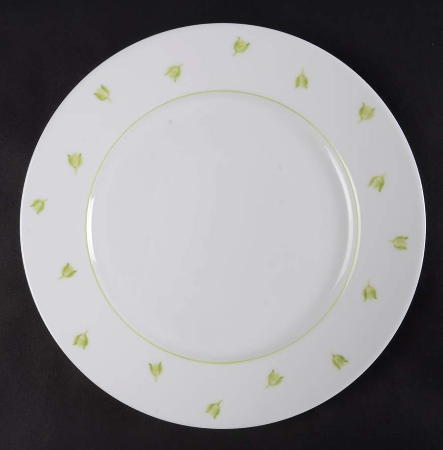 Muguet Green Salad Plate by Lalique-1