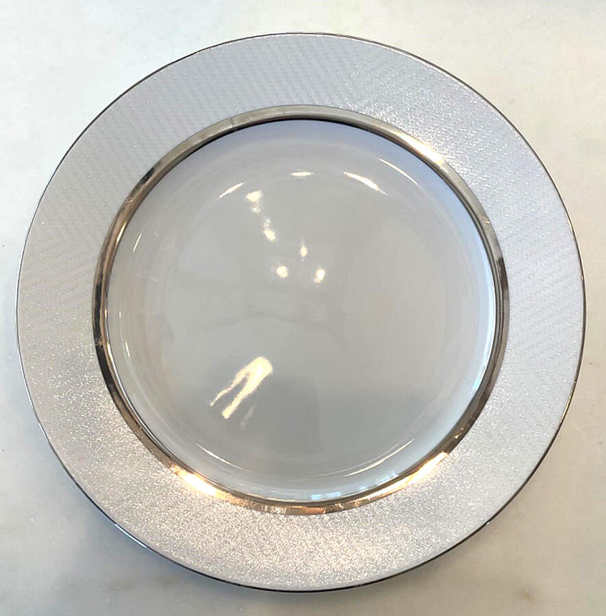 Herringbone Gray Dinner Plate by Ralph Lauren China-1