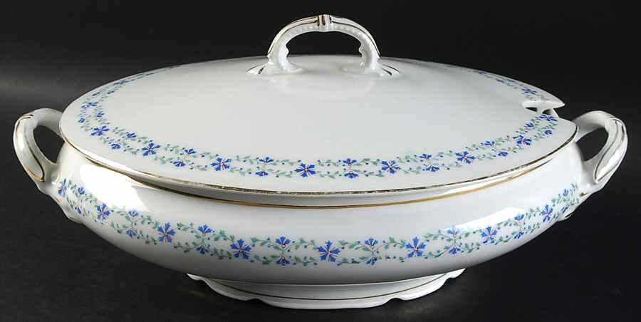 1428 Oval Tureen & Lid by Lazarus Straus & Sons-1