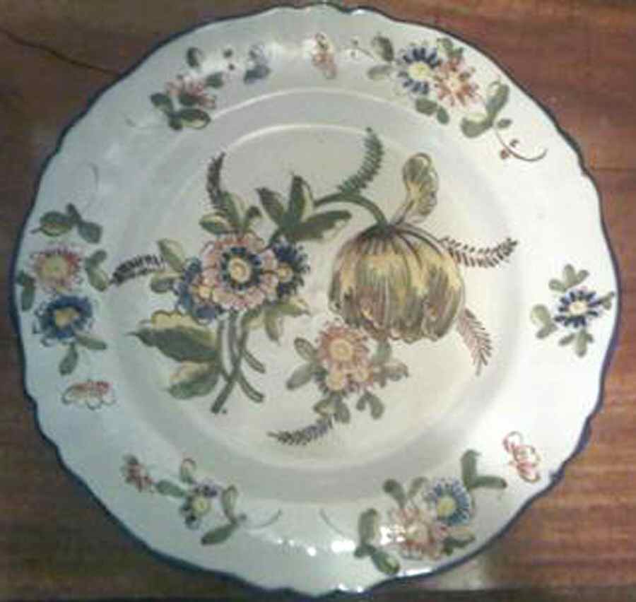 LUN49 Dinner Plate by Luneville-1