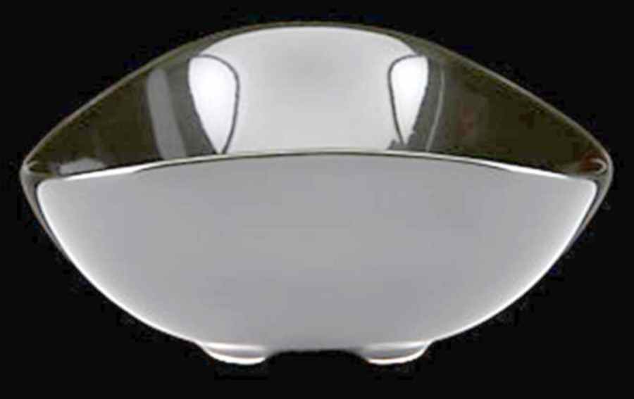 Seven Easy Pieces Black 5" Triangular Serving Bowl by Lenox-1