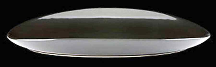 Seven Easy Pieces Black 16" Oval Serving Platter by Lenox-1