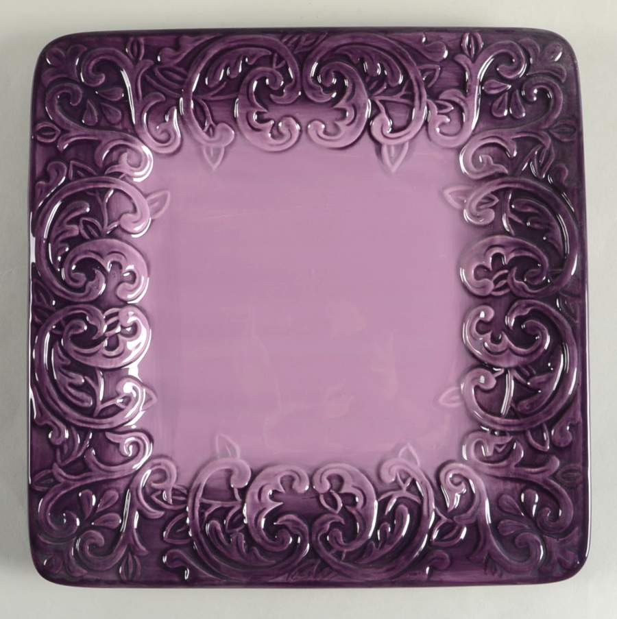 Melrose Square Dinner Plate by Laurie Gates-1