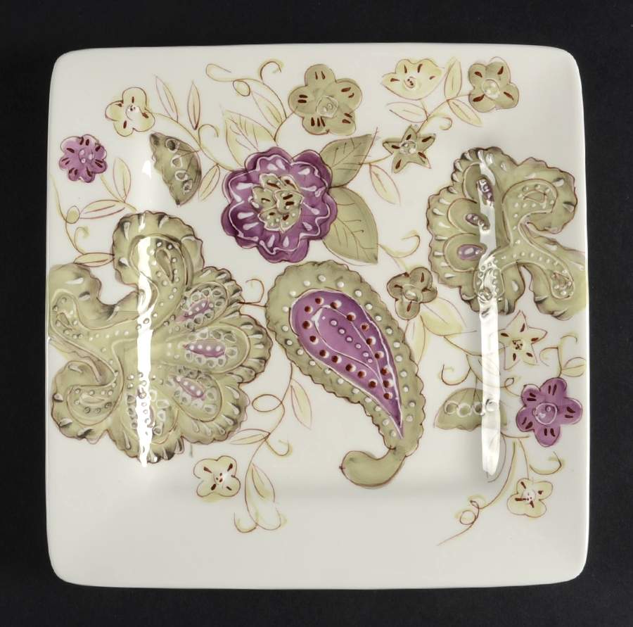 Melrose Square Salad Plate by Laurie Gates-1