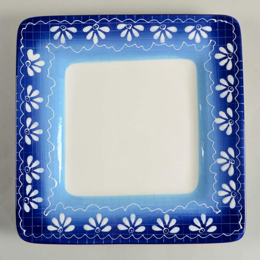 Petra Square Dinner Plate by Laurie Gates-1
