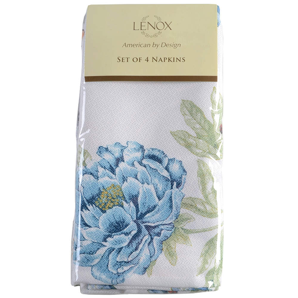 Butterfly Meadow Blue Cloth Napkin - Set of 4 by Lenox-1