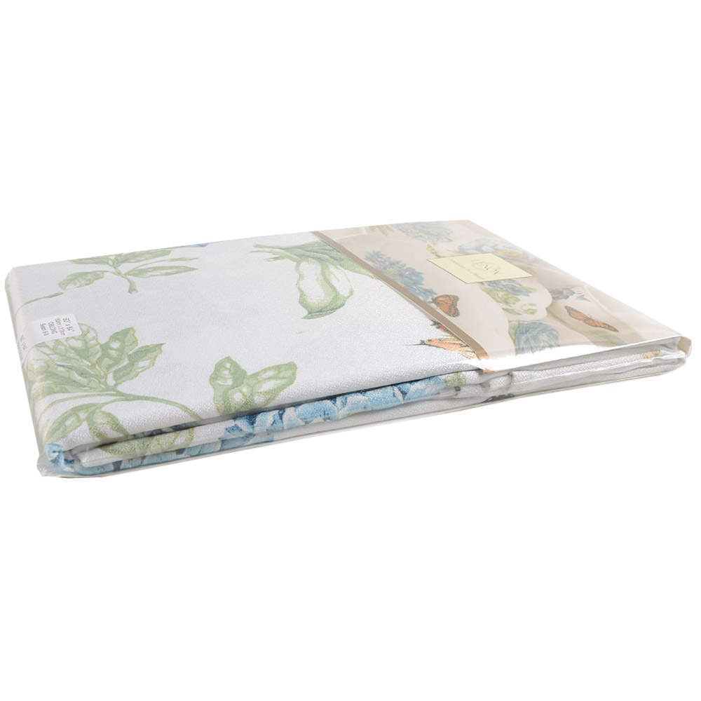 Butterfly Meadow Blue 60" X 84" Oblong Tablecloth by Lenox-1