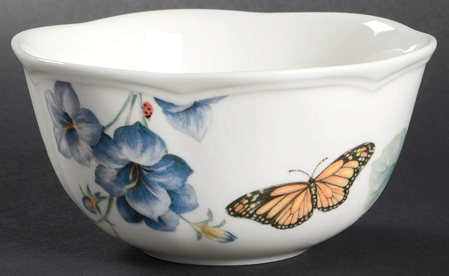 Butterfly Meadow Blue Dessert Bowl by Lenox-1