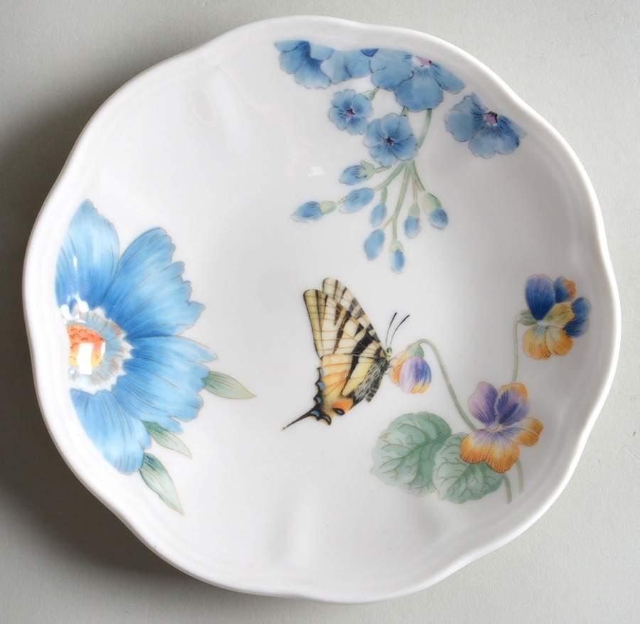 Butterfly Meadow Blue Party Plate by Lenox-1