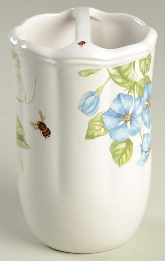 Butterfly Meadow Blue Toothbrush Holder by Lenox-1