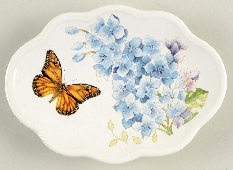 Butterfly Meadow Blue Soap Dish by Lenox-1