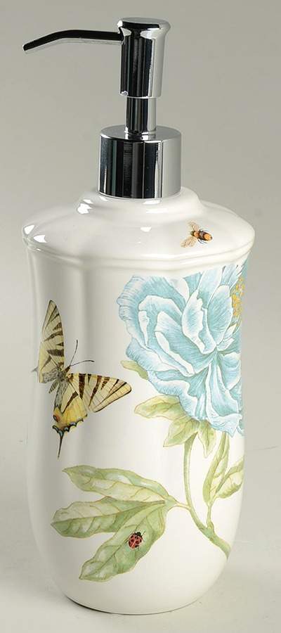 Butterfly Meadow Blue Lotion Dispenser by Lenox-1